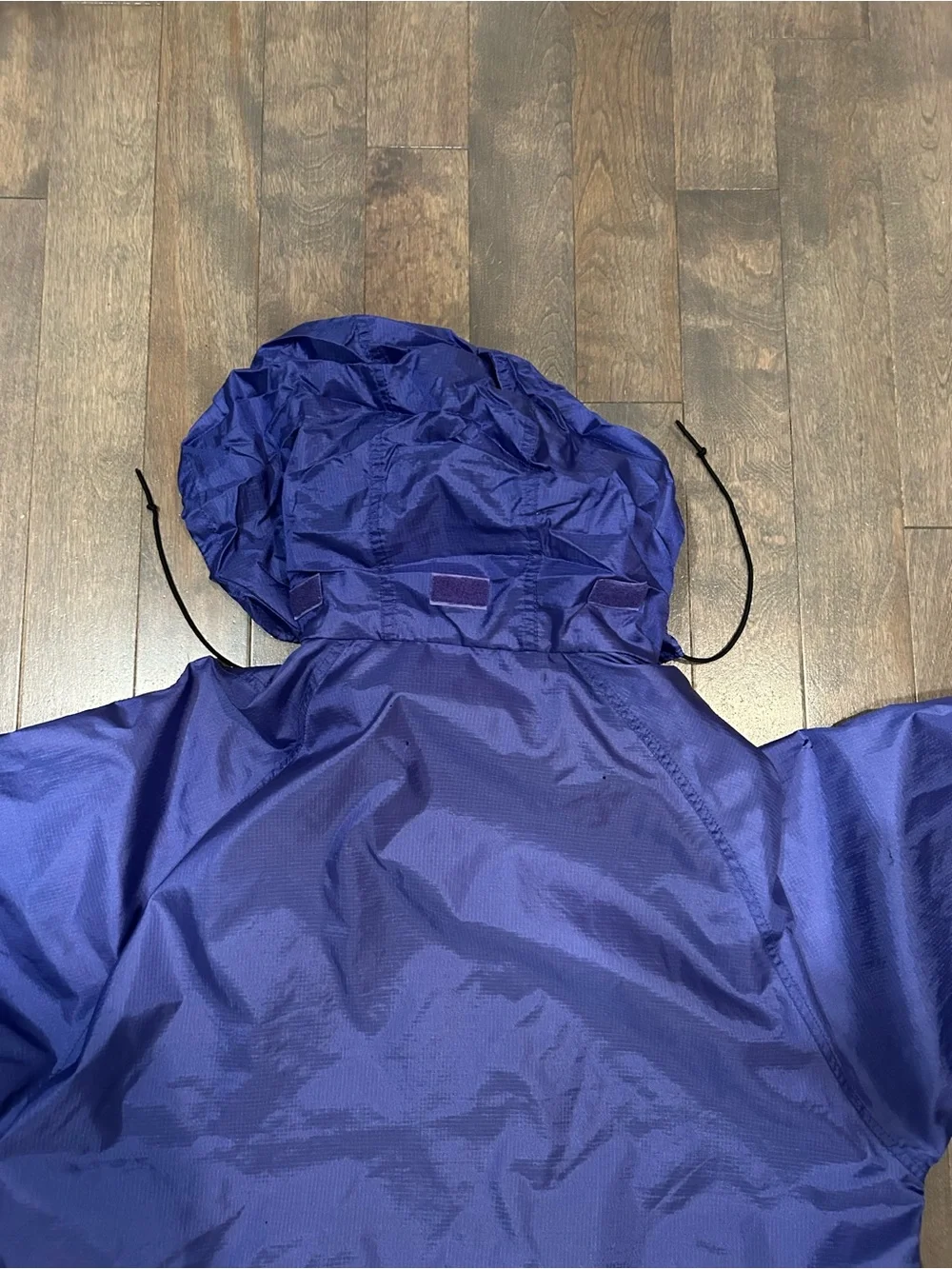 Vintage 1990s (1994) Eddie Bauer Purple Packable Windbreaker Jacket